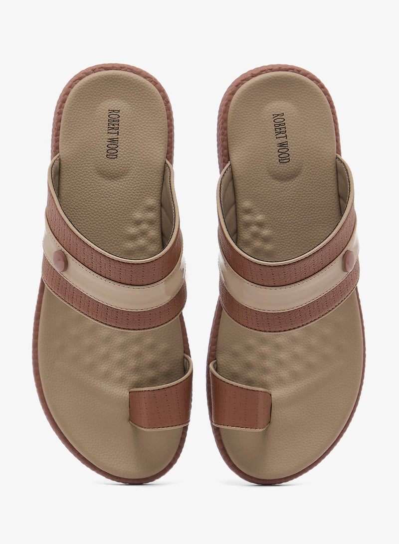 Robert Wood Mens Arabic OMANI Fashion Slipper - Image 4